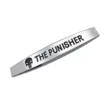 Emblema The Punisher O Justiceiro Adesivo Em Metal Marvel V8