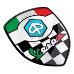 Emblema Vespa Adesivo Brasão Quad 3d Itália Piaggio Gts Gtv