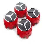 Jogo 4 Calotinha Mercedes Amg Reforçada Trava De Aço Roda Rd