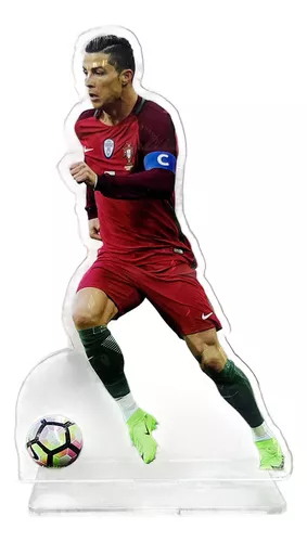 Placa Decorat Acrilico 3d Jogador Cristiano Ronaldo Futebol2
