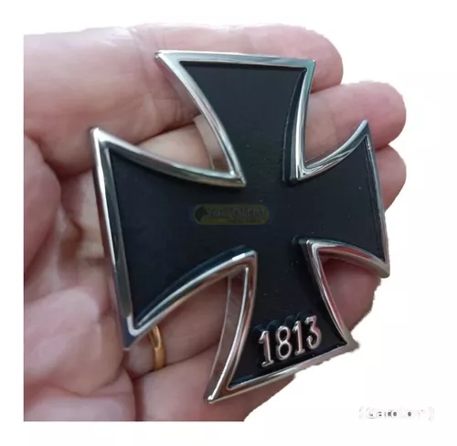 Emblema Cruz De Ferro 1813 Harley Metal Reforçado Paintball