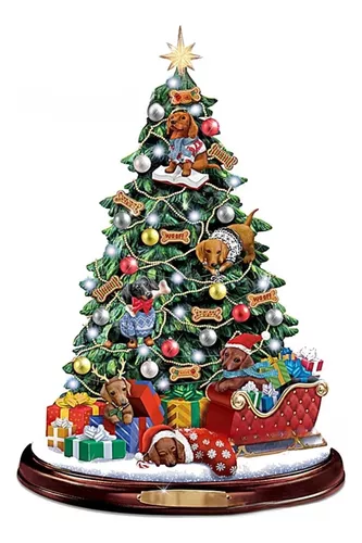 Pingente Enfeite De Natal 3d Papai Noel Em Acrílico Arvore N