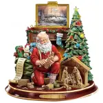 Pingente Enfeite De Natal 3d Papai Noel Em Acrílico Presepio