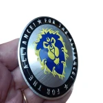 Emblema Adesivo World Of Warcraft Alliance Metal Decor Wow 2