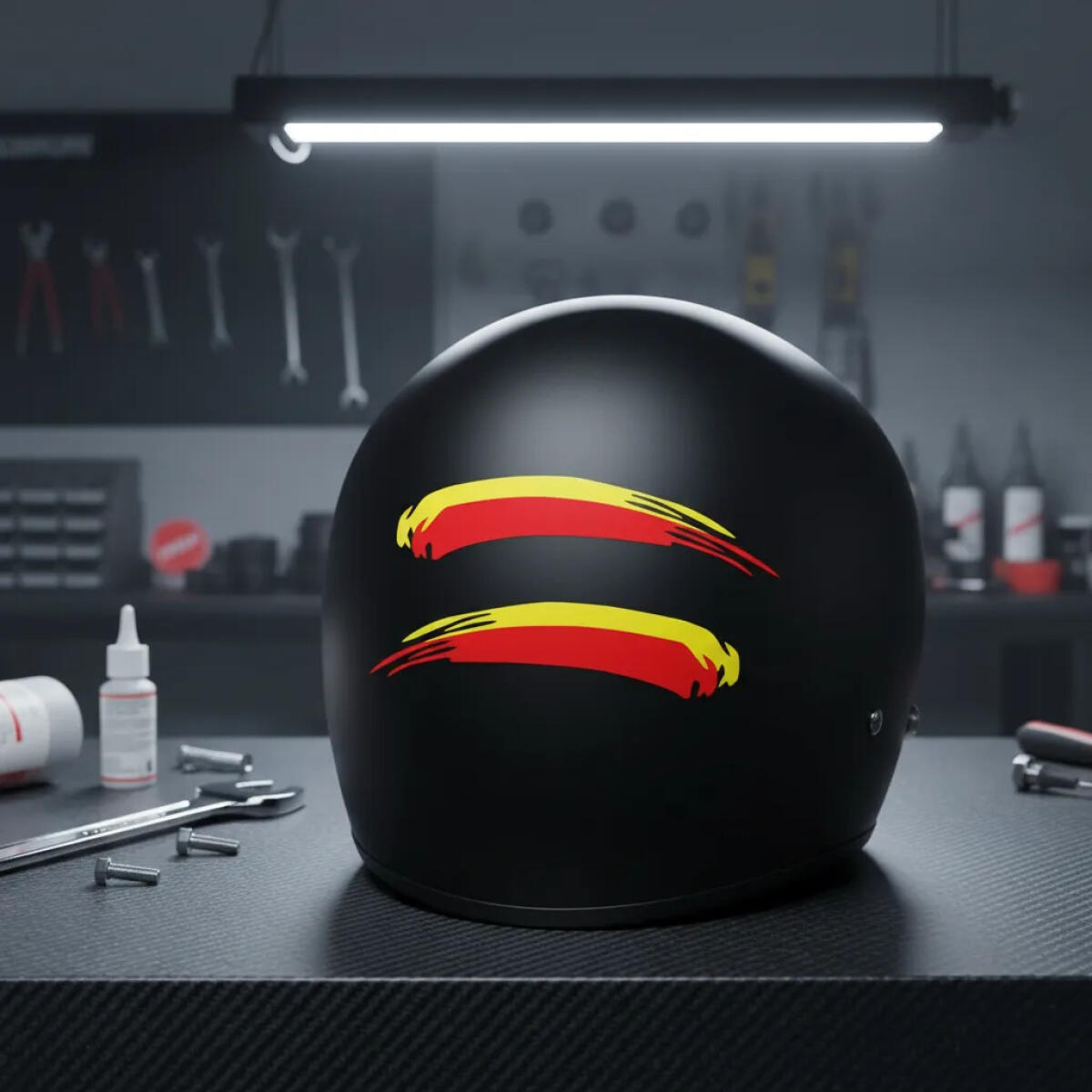Kit 2 Adesivos Refletivos Bandeiras Países Capacete Alemanha - Imagem 2
