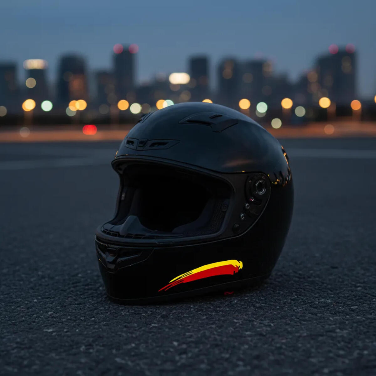 Kit 2 Adesivos Refletivos Bandeiras Países Capacete Alemanha - Imagem 3