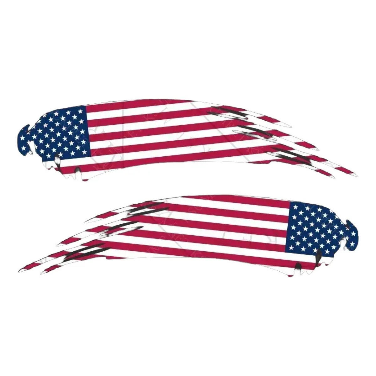 Kit 2 Adesivos Refletivos Bandeiras Países P Capacete Usa Eu - Imagem 5