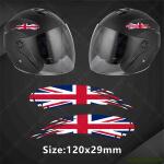 Kit 2 Adesivos Refletivos Bandeiras País Capacete Inglaterra