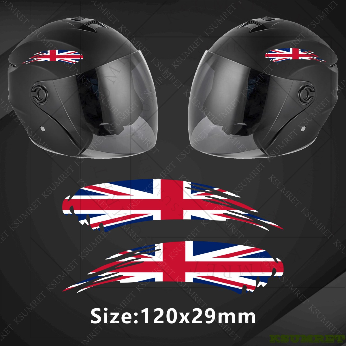 Kit 2 Adesivos Refletivos Bandeiras País Capacete Inglaterra Kit 2 Adesivos Refletivos Bandeiras País Capacete Inglaterra