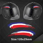 Kit 2 Adesivos Refletivos Bandeiras Países P Capacete Brasil