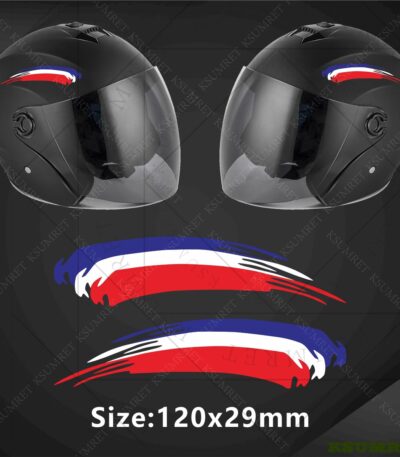Kit 2 Adesivos Refletivos Bandeiras Países P Capacete Brasil